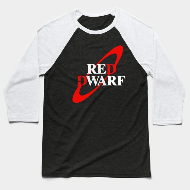 Red Dwarf Distressed Sci Fi Baseball T-Shirt by Prolifictees